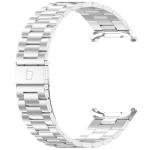 Curea din otel inoxidabil Bizon Strap Watch Aura compatibila cu Samsung Galaxy Watch Ultra 47 mm, Silver 6 - lerato.ro