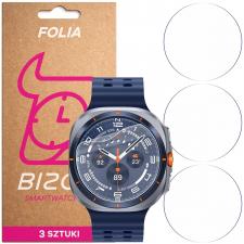 Gadgeturi, Set 3 folii de protectie Bizon HydroFlex compatibile cu Samsung Galaxy Watch Ultra 1 / Ultra 2 / 6 Classic 47 mm, Transparent, lerato.ro