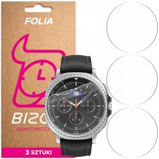 Set 3 folii de protectie Bizon HydroFlex compatibile cu Samsung Galaxy Watch 8 Classic 46 mm, Transparent