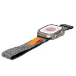 Curea din piele ecologica Bizon Strap Watch Urban compatibila cu Apple Watch 44/45/46/49mm, Gri 4 - lerato.ro