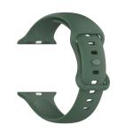 Curea din silicon BizonMobile compatibila cu Apple Watch 44/45/46/49 mm, Dark Green 4 - lerato.ro