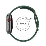 Curea din silicon BizonMobile compatibila cu Apple Watch 44/45/46/49 mm, Dark Green 7 - lerato.ro