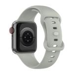 Curea din silicon BizonMobile compatibila cu Apple Watch 44/45/46/49 mm, Light Grey 5 - lerato.ro