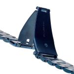 Curea din otel inoxidabil Bizon Strap Watch Aura compatibila cu Apple Watch 42/44/45/46/49 mm, Dark Blue 5 - lerato.ro