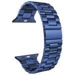 Curea din otel inoxidabil Bizon Strap Watch Aura compatibila cu Apple Watch 42/44/45/46/49 mm, Dark Blue 6 - lerato.ro