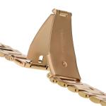 Curea din otel inoxidabil Bizon Strap Watch Aura compatibila cu Apple Watch 42/44/45/46/49 mm, Rose Gold 5 - lerato.ro