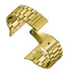 Curea din otel inoxidabil Bizon Strap Watch Aura compatibila cu Apple Watch 42/44/45/46/49 mm, Gold 5 - lerato.ro