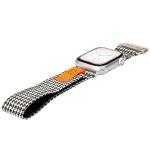 Curea Bizon Strap Watch Urban compatibila cu Apple Watch 38/40/41 mm, Alb / Negru 4 - lerato.ro
