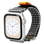 Curea Bizon Strap Watch Urban compatibila cu Apple Watch 38/40/41 mm, Alb / Negru 2 - lerato.ro