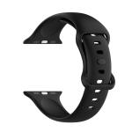 Curea din silicon BizonMobile compatibila cu Apple Watch 38/40/41/42 mm, Negru 6 - lerato.ro
