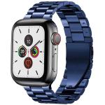 Curea din otel inoxidabil Bizon Strap Watch Aura compatibila cu Apple Watch 38/40/41 mm, Dark Blue 2 - lerato.ro