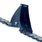 Curea din otel inoxidabil Bizon Strap Watch Aura compatibila cu Apple Watch 38/40/41 mm, Dark Blue 5 - lerato.ro