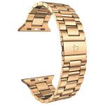 Curea din otel inoxidabil Bizon Strap Watch Aura compatibila cu Apple Watch 38/40/41 mm, Rose Gold 6 - lerato.ro