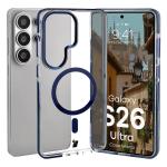 Carcasa Bizon Marco cu MagSafe compatibila cu Samsung Galaxy S26 Ultra, Transparent / Albastru 3 - lerato.ro