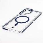 Carcasa Bizon Marco cu MagSafe compatibila cu Samsung Galaxy S26 Ultra, Transparent / Albastru 4 - lerato.ro
