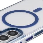 Carcasa Bizon Marco cu MagSafe compatibila cu Samsung Galaxy S26 Ultra, Transparent / Albastru 6 - lerato.ro