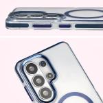 Carcasa Bizon Marco cu MagSafe compatibila cu Samsung Galaxy S26 Ultra, Transparent / Albastru 7 - lerato.ro