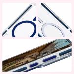 Carcasa Bizon Marco cu MagSafe compatibila cu Samsung Galaxy S26 Ultra, Transparent / Albastru 8 - lerato.ro