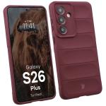 Kit protectie 2 in 1 BizonMobile, Carcasa Bizon Tur si Folie sticla securizata Bizon Glass Edge, compatibil cu Samsung Galaxy S26 Plus, Dark Purple 4 - lerato.ro