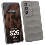 Kit protectie 2 in 1 BizonMobile, Carcasa Bizon Tur si Folie sticla securizata Bizon Glass Edge, compatibil cu Samsung Galaxy S26 Plus, Light Grey 4 - lerato.ro