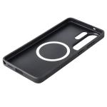 Carcasa Bizon CarbO cu MagSafe si Wrist Strap compatibila cu Samsung Galaxy S26 Ultra, Negru 6 - lerato.ro