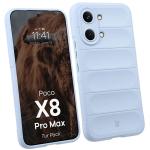 Kit protectie 2 in 1 BizonMobile, Carcasa Bizon Tur si Folie sticla securizata Bizon Glass Edge, compatibil cu Xiaomi Poco X8 Pro Max, Light Blue 4 - lerato.ro