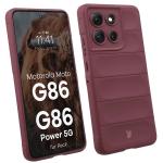 Kit protectie 2 in 1 BizonMobile, Carcasa Bizon Tur si Folie sticla securizata Bizon Glass Edge, compatibil cu Motorola Moto G86 5G / G86 Power 5G, Dark Purple 4 - lerato.ro
