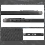 Carcasa Bizon CarbO cu MagSafe si Wrist Strap compatibila cu Samsung Galaxy A57 5G, Negru 5 - lerato.ro
