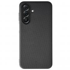 Huse si carcase Samsung Galaxy A27 5G, Carcasa Bizon CarbO cu MagSafe si Wrist Strap compatibila cu Samsung Galaxy A27 5G, Negru, lerato.ro