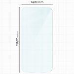 Set protectie 4in1 Bizon Glass Clear Pack, 3 folii sticla ecran + 1 folie sticla camera foto, compatibil cu Xiaomi Poco F8 Ultra, Transparent 3 - lerato.ro
