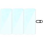 Set protectie 4in1 Bizon Glass Clear Pack, 3 folii sticla ecran + 1 folie sticla camera foto, compatibil cu Nothing Phone (4a), Transparent 7 - lerato.ro