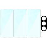 Set protectie 4in1 Bizon Glass Clear Pack, 3 folii sticla ecran + 1 folie sticla camera foto, compatibil cu Samsung Galaxy A27 5G, Transparent 7 - lerato.ro