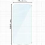 Set protectie 4in1 Bizon Glass Clear Pack, 3 folii sticla ecran + 1 folie sticla camera foto, compatibil cu Xiaomi Poco X8 Pro, Transparent 3 - lerato.ro