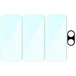Set protectie 4in1 Bizon Glass Clear Pack, 3 folii sticla ecran + 1 folie sticla camera foto, compatibil cu Xiaomi Poco X8 Pro, Transparent 7 - lerato.ro