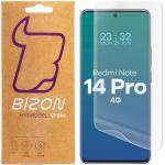 Set 2 folii protectie Bizon Glass Hydrogel compatibile cu Xiaomi Redmi Note 14 Pro 4G, Transparent 2 - lerato.ro