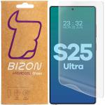 Set 2 folii protectie Bizon Glass Hydrogel compatibile cu Samsung Galaxy S25 Ultra, Transparent 2 - lerato.ro