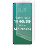 Folie protectie Bizon Glass Hydrogel compatibila cu Xiaomi Redmi Note 14 4G / 5G, Transparent 6 - lerato.ro