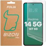 Folie protectie Bizon Glass Hydrogel compatibila cu Realme 14 5G / 14T 5G, Transparent 2 - lerato.ro