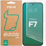 Set 2 folii protectie Bizon Glass Hydrogel compatibile cu Xiaomi Poco F7, Transparent 2 - lerato.ro
