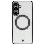 Carcasa cu protectie pentru camera Bizon GuardO cu MagSafe compatibila cu Samsung Galaxy S25 FE, Transparent / Negru 2 - lerato.ro