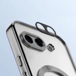 Carcasa cu protectie pentru camera Bizon GuardO cu MagSafe compatibila cu Google Pixel 10a, Transparent / Negru 4 - lerato.ro