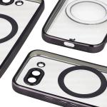 Carcasa cu protectie pentru camera Bizon GuardO cu MagSafe compatibila cu Google Pixel 10a, Transparent / Negru 5 - lerato.ro