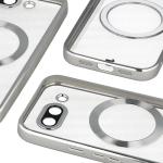 Carcasa cu protectie pentru camera Bizon GuardO cu MagSafe compatibila cu Google Pixel 10a, Clear / Silver 5 - lerato.ro