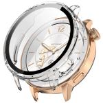 Carcasa cu protectie ecran din sticla securizata BizonMobile compatibila cu OnePlus Watch 3 43mm, Transparent 2 - lerato.ro