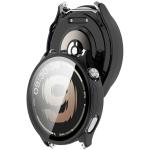 Carcasa cu protectie ecran BizonMobile Adamo compatibila cu OnePlus Watch Lite 45 mm / Oppo Watch S 45 mm, Negru 5 - lerato.ro