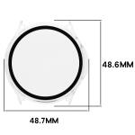 Carcasa cu protectie ecran BizonMobile Adamo compatibila cu OnePlus Watch Lite 45 mm / Oppo Watch S 45 mm, Transparent 3 - lerato.ro