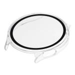 Carcasa cu protectie ecran BizonMobile Adamo compatibila cu OnePlus Watch Lite 45 mm / Oppo Watch S 45 mm, Transparent 7 - lerato.ro