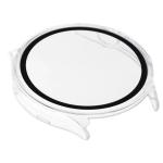 Carcasa cu protectie ecran BizonMobile Adamo compatibila cu OnePlus Watch Lite 45 mm / Oppo Watch S 45 mm, Transparent 8 - lerato.ro