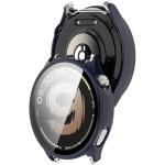 Carcasa cu protectie ecran BizonMobile Adamo compatibila cu OnePlus Watch Lite 45 mm / Oppo Watch S 45 mm, Dark Blue 5 - lerato.ro