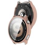 Carcasa cu protectie ecran BizonMobile Adamo compatibila cu OnePlus Watch Lite 45 mm / Oppo Watch S 45 mm, Roz 5 - lerato.ro